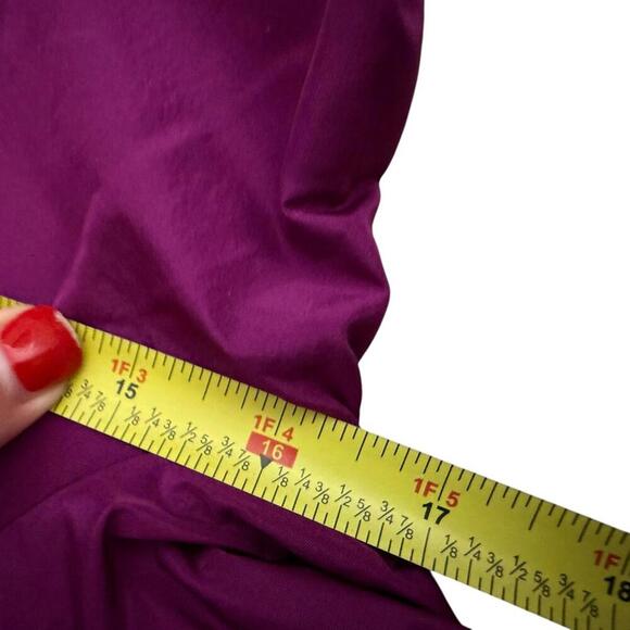 Zara Fuchsia Tiered/Babydoll Dress Medium Tafeta iconic bloggers favourite mini - Picture 8 of 12